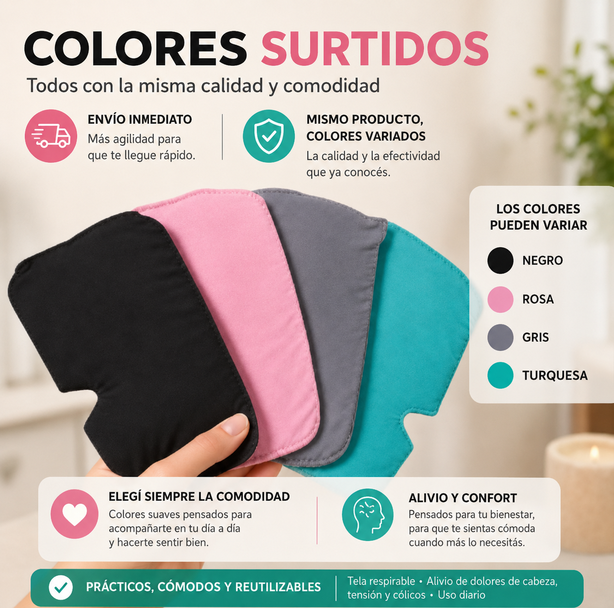 Gorro Zenval — Alivio para la Migraña sin Pastillas