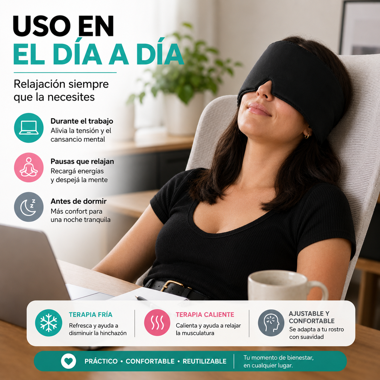 Gorro Zenval — Alivio para la Migraña sin Pastillas